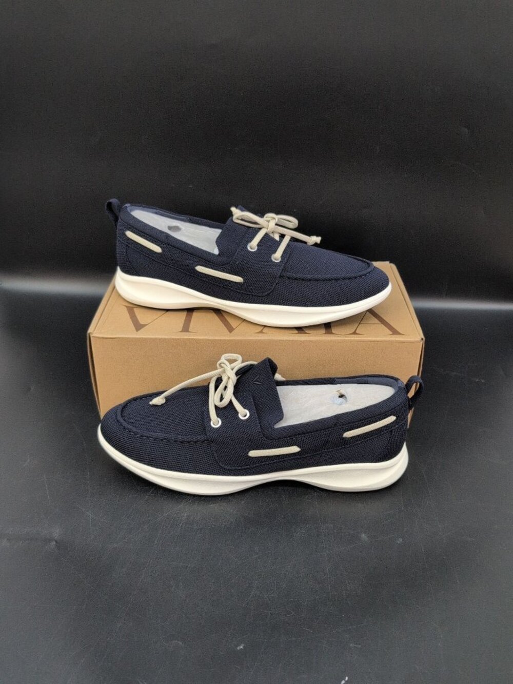 Vivaia IDA Water Repellent Round Toe Sneaker Loafers Women's US 11 Navy